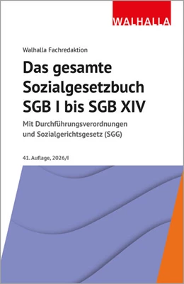 Abbildung von Das gesamte Sozialgesetzbuch SGB I bis SGB XIV | 41. Auflage | 2026 | beck-shop.de