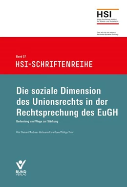Abbildung von Hofmann / Özen | Die soziale Dimension des Unionrechts in der Rechtsprechung des EuGH | 1. Auflage | 2025 | 57 | beck-shop.de