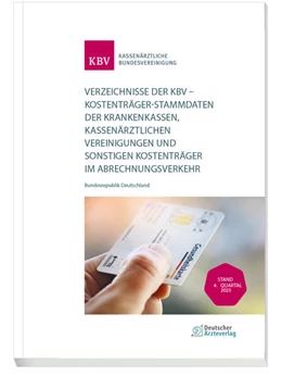 Abbildung von Kassenärztliche Bundesvereinigung (KBV) | Verzeichnisse der KBV - Stand: 4. Quartal 2025 | 1. Auflage | 2025 | beck-shop.de