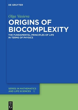 Abbildung von Vasieva | Origins of Biocomplexity | 1. Auflage | 2025 | beck-shop.de