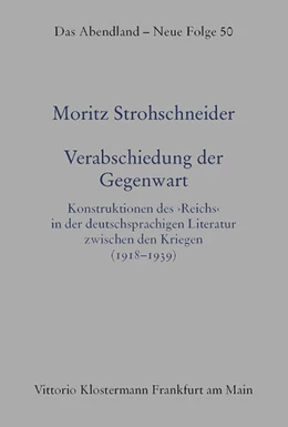Abbildung von Strohschneider | Verabschiedung der Gegenwart | 1. Auflage | 2025 | 50 | beck-shop.de