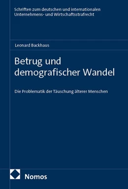 Abbildung von Backhaus | Betrug und demografischer Wandel | 1. Auflage | 2025 | 7 | beck-shop.de