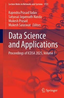 Abbildung von Yadav / Nanda | Data Science and Applications | 1. Auflage | 2025 | beck-shop.de