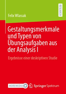 Abbildung von Wlassak | Gestaltungsmerkmale und Typen von Übungsaufgaben aus der Analysis I | 1. Auflage | 2026 | beck-shop.de
