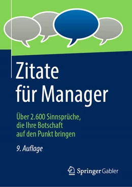 Abbildung von Springer Fachmedien Wiesbaden Gmbh | Zitate für Manager | 9. Auflage | 2025 | beck-shop.de