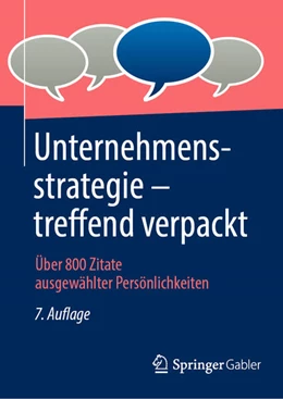 Abbildung von Springer Fachmedien Wiesbaden Gmbh | Unternehmensstrategie - treffend verpackt | 7. Auflage | 2025 | beck-shop.de