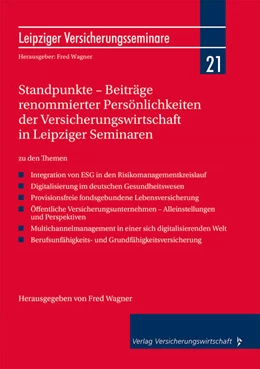 Abbildung von Testrut / Wagner | Standpunkte - Beiträge renommierter Persönlichkeiten der Versicherungswirtschaft in Leipziger Seminaren | 1. Auflage | 2025 | beck-shop.de