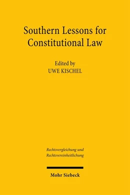 Abbildung von Kischel | Southern Lessons for Constitutional Law | 1. Auflage | 2025 | beck-shop.de