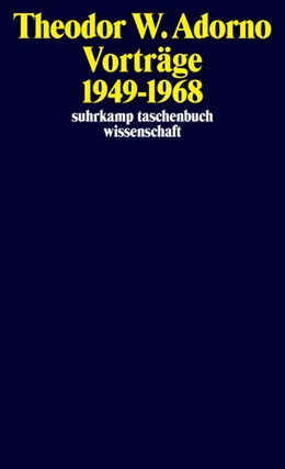 Abbildung von Adorno / Schwarz | Nachgelassene Schriften. Abteilung V: Vorträge und Gespräche | 1. Auflage | 2026 | 2501 | beck-shop.de