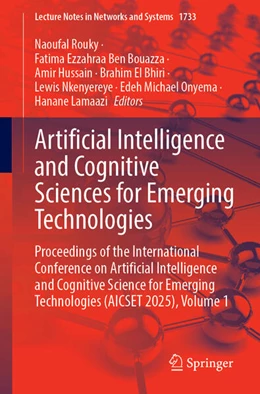 Abbildung von Rouky / Ben Bouazza | Artificial Intelligence and Cognitive Sciences for Emerging Technologies | 1. Auflage | 2026 | beck-shop.de