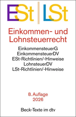 Abbildung von Einkommen- / Lohnsteuerrecht | 8. Auflage | 2026 | beck-shop.de