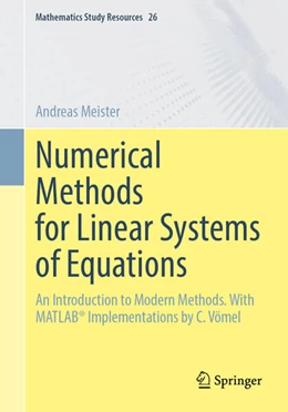 Abbildung von Meister | Numerical Methods for Linear Systems of Equations | 1. Auflage | 2026 | beck-shop.de