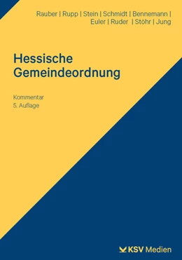 Abbildung von Rauber / Rupp | Hessische Gemeindeordnung (HGO) | 5. Auflage | 2026 | beck-shop.de