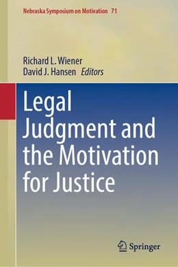 Abbildung von Wiener / Hansen | Legal Judgment and the Motivation for Justice | 1. Auflage | 2025 | beck-shop.de