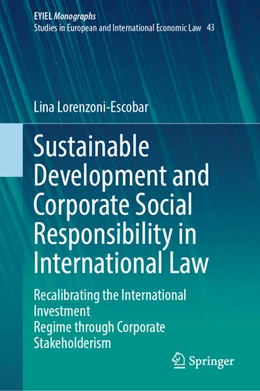 Abbildung von Lorenzoni-Escobar | Sustainable Development and Corporate Social Responsibility in International Law | 1. Auflage | 2025 | beck-shop.de