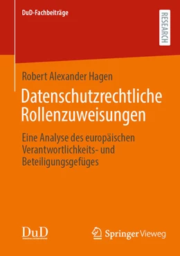 Abbildung von Hagen | Datenschutzrechtliche Rollenzuweisungen | 1. Auflage | 2025 | beck-shop.de