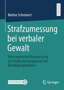 Abbildung von Schreinert | Strafzumessung bei verbaler Gewalt | 1. Auflage | 2025 | beck-shop.de