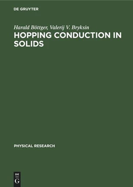 Abbildung von Böttger / Bryksin | Hopping Conduction in Solids | 1. Auflage | 2022 | beck-shop.de