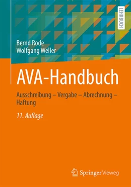 Abbildung von Rode / Weller | AVA-Handbuch | 11. Auflage | 2025 | beck-shop.de