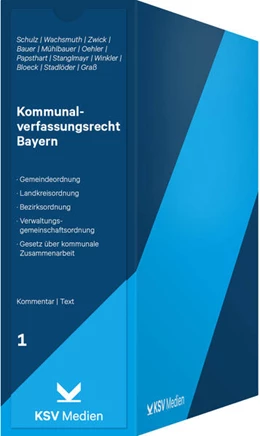 Abbildung von Schulz / Wachsmuth | Kommunalverfassungsrecht Bayern | 1. Auflage | 2017 | beck-shop.de
