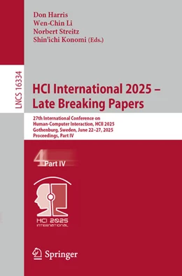 Abbildung von Harris / Li | HCI International 2025 – Late Breaking Papers | 1. Auflage | 2026 | beck-shop.de
