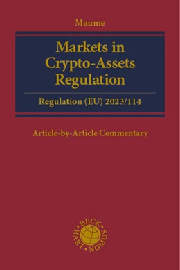 Abbildung von Maume | Markets in Crypto-Assets Regulation (MiCAR) | 1. Auflage | 2026 | beck-shop.de