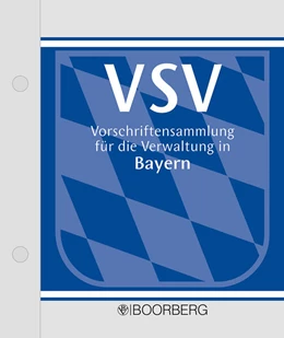 Abbildung von Vorschriftensammlung für die Verwaltung in Bayern (VSV) | 1. Auflage | 2018 | beck-shop.de