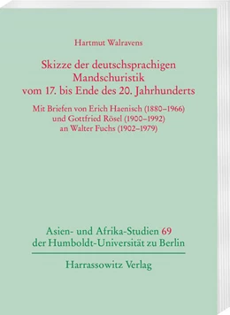 Abbildung von Walravens | Skizze der deutschsprachigen Mandschuristik vom 17. bis Ende des 20. Jahrhunderts | 1. Auflage | 2025 | beck-shop.de