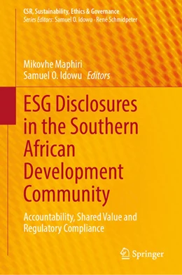 Abbildung von Maphiri / Idowu | ESG Disclosures in the Southern African Development Community | 1. Auflage | 2025 | beck-shop.de