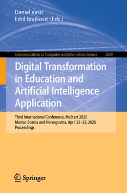 Abbildung von Vasic / Brajkovic | Digital Transformation in Education and Artificial Intelligence Application | 1. Auflage | 2025 | beck-shop.de