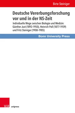 Abbildung von Steiniger | Deutsche Vererbungsforschung vor und in der NS-Zeit | 1. Auflage | 2026 | beck-shop.de