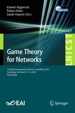 Abbildung von Aggarwal / Harks | Game Theory for Networks | 1. Auflage | 2026 | beck-shop.de