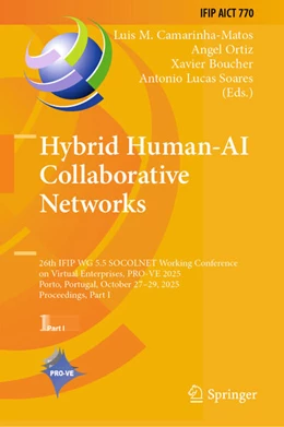 Abbildung von Camarinha-Matos / Ortiz | Hybrid Human-AI Collaborative Networks | 1. Auflage | 2025 | beck-shop.de