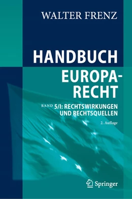Abbildung von Frenz | Handbuch Europarecht | 2. Auflage | 2025 | beck-shop.de