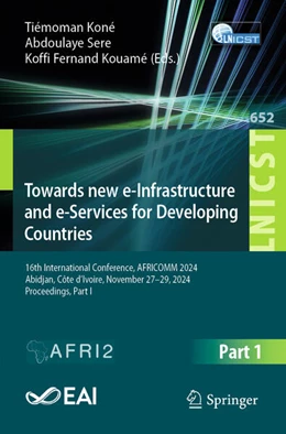 Abbildung von Koné / Sere | Towards New e-Infrastructure and e-Services for Developing Countries | 1. Auflage | 2025 | beck-shop.de
