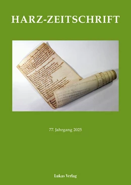 Abbildung von Harz-Zeitschrift für den Harz-Verein für Geschichte und Altertumskunde / Harz-Zeitschrift | 1. Auflage | 2026 | beck-shop.de