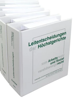 Abbildung von Schrank | Leitentscheidungen der Höchstgerichte zum Arbeitsrecht und Sozialversicherungsrecht | 76. Auflage | 2025 | beck-shop.de
