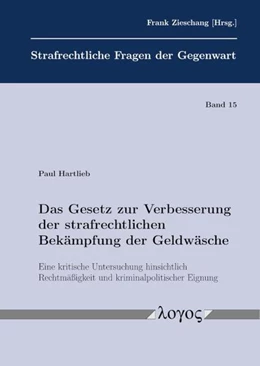 Abbildung von Hartlieb | Das Gesetz zur Verbesserung der strafrechtlichen Bekämpfung der Geldwäsche | 1. Auflage | 2025 | beck-shop.de