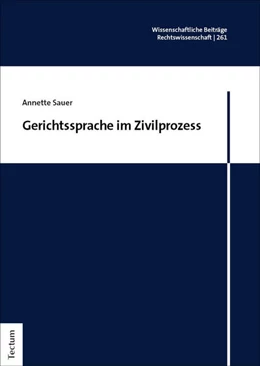 Abbildung von Sauer | Gerichtssprache im Zivilprozess | 1. Auflage | 2025 | beck-shop.de