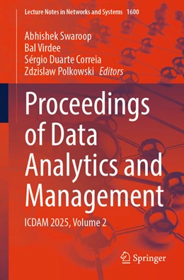Abbildung von Swaroop / Virdee | Proceedings of Data Analytics and Management | 1. Auflage | 2025 | beck-shop.de