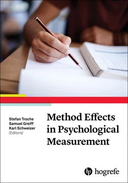 Abbildung von Troche / Greiff | Method Effects in Psychological Measurement | 1. Auflage | 2026 | beck-shop.de