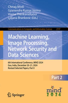 Abbildung von Modi / Verma | Machine Learning, Image Processing, Network Security and Data Sciences | 1. Auflage | 2026 | beck-shop.de