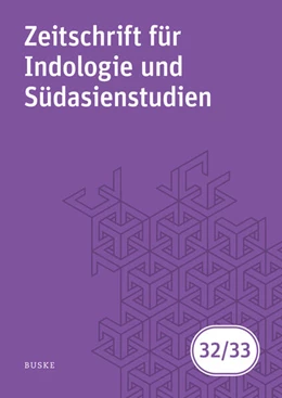 Abbildung von Oberlies / Harder | Zeitschrift für Indologie und Südasienstudien, Band 32 (2015) / 33 (2016) | 1. Auflage | 2025 | beck-shop.de