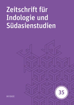 Abbildung von Harder / Hüsken | Zeitschrift für Indologie und Südasienstudien, Band 35 (2018) | 1. Auflage | 2025 | beck-shop.de