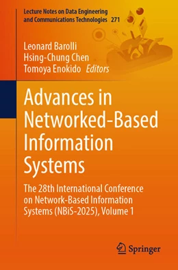 Abbildung von Barolli / Chen | Advances in Networked-Based Information Systems | 1. Auflage | 2025 | beck-shop.de