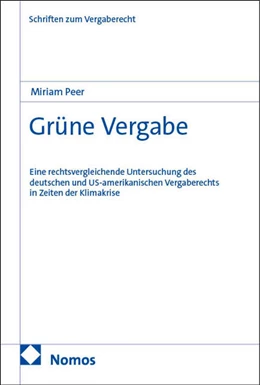 Abbildung von Peer | Grüne Vergabe | 1. Auflage | 2026 | 65 | beck-shop.de