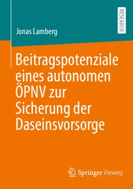 Abbildung von Lamberg | Beitragspotenziale eines autonomen ÖPNV zur Sicherung der Daseinsvorsorge | 1. Auflage | 2025 | beck-shop.de