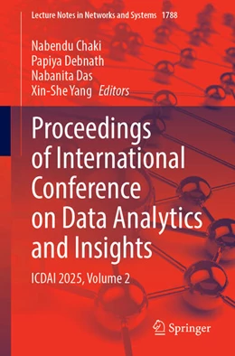 Abbildung von Chaki / Debnath | Proceedings of International Conference on Data Analytics and Insights | 1. Auflage | 2026 | beck-shop.de