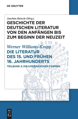 Abbildung von Williams-Krapp | Die Literatur des 15. und frühen 16. Jahrhunderts | 1. Auflage | 2026 | beck-shop.de