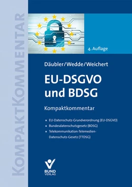Abbildung von Däubler / Wedde | EU-DSGVO und BDSG | 4. Auflage | 2026 | beck-shop.de